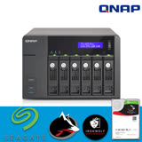 【 IronWolf 3TBx6 】QNAP 威聯通 TS-653 Pro-2G 6Bay NAS 網路儲存伺服器