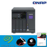 【 IronWolf 4TBx4 】QNAP 威聯通 TVS-682-i3-8G 6-Bay NAS