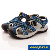 GOODYEAR戶外鞋-護趾運動涼鞋-(MS73606藍-男款-25-28cm)