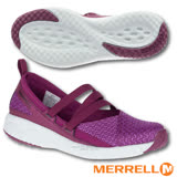 【美國 MERRELL】女新款 1SIX8 MJ AC + 輕量戶外透氣休閒鞋(GRIP耐磨抓地鞋底+Fresh抗菌防臭+Air Cushion避震氣墊)_J45704 紫
