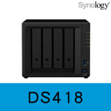 Synology 群暉科技 DiskStation DS418 4Bay NAS 網路儲存伺服器