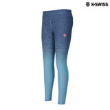 K-Swiss Gradient Legging運動內搭褲-女-藍