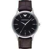 ARMANI 亞曼尼 Classic 都會簡約時尚腕錶 AR2480 黑