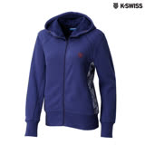 K-Swiss Fleece Jacket休閒連帽外套-女-紫