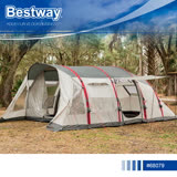 【Bestway】68079充氣式六人隧道帳篷.PAVILLO登山露營前庭遮陽充氣式戶外防風水透氣蟲蛹家庭客廳帳
