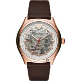Emporio Armani 亞曼尼 Meccanico 雅爵鏤空機械錶-43mm AR60005