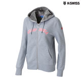 K-Swiss Fake Fur Hoodie Jkt休閒連帽外套-女-灰