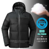 【美國 The North Face】男新款 800FPl 超輕保暖鵝絨外套 / 防潑水防風.雪衣.賞雪滑雪/帽子.肩背部GORE-TEX/35BK 黑 N