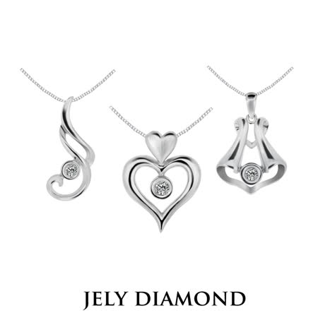 【JELY DIAMOND】新品推薦 3分天然鑽石墜鍊