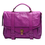 Proenza Schouler PS1 Large D1山羊皮手提斜背包(大-紫羅蘭-展示品)