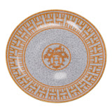 HERMES 愛馬仕 Mosaique au 24經典H LOGO圖騰馬賽克骨磁盤(小-橘)