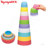 日本《樂雅 Toyroyal》繽紛柔軟疊疊杯(10m以上)