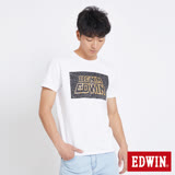 EDWIN 太空競賽銀河夜光短袖T恤-男-白色
