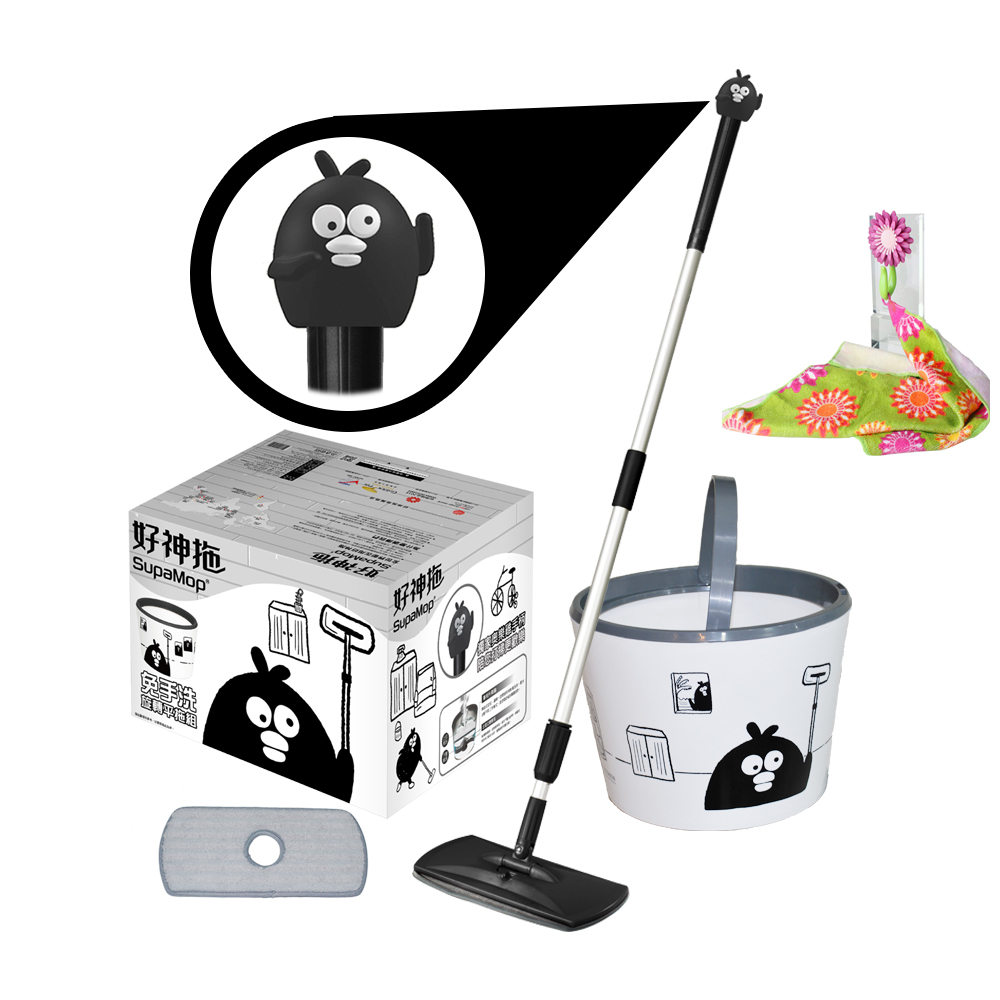 好神拖x掰掰啾啾
免手洗旋轉平拖組