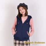 【Kinloch Anderson金安德森】貼袋剪接連帽背心