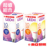 東亞照明 10W球型LED燈泡-10入