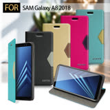 GENTEN for Samsung Galaxy A8 2018版 簡約守護磁力皮套