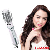 TESCOM 國際電壓椿油造型整髮梳 TIC6JTW(珍珠白)