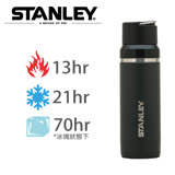 【Stanley】GO陶瓷真空保溫瓶1L-黑灰色