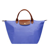 LONGCHAMP 經典 Le Pliage系列摺疊短把尼龍水餃包(中-薰衣草色)