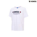 K-Swiss KS Message Tee印花短袖T恤-男-白
