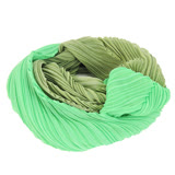 ISSEY MIYAKE 三宅一生 PLEATS PLEASE 雙色漸層O型圍巾(綠)