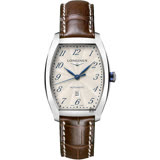 LONGINES 浪琴 Evidenza 典藏系列機械錶-銀x棕/30.5mm L23424734