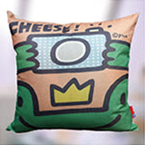 P714數碼印花質感仿麻靠墊/抱枕-CHEESE(原創獨家授權)