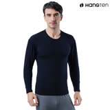 【HANG TEN】輕量保暖圓領長袖1入組-丈青(HT-B13005)