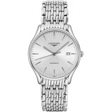 LONGINES 浪琴 琴韻系列經典機械錶-銀/38.5mm L49604726