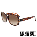 Anna Sui 安娜蘇 時尚經典玫瑰造型太陽眼鏡(琥珀) - AS845G167
