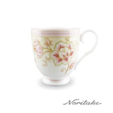 【日本Noritake】夏日風情-繡花粉馬克杯