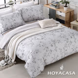 《HOYACASA花雨紛飛》加大四件式天絲兩用被床包組
