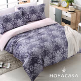 《HOYACASA貝芙麗》雙人四件式天絲兩用被床包組