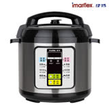 【日本imarflex伊瑪】微電腦 6L壓力快鍋 萬用鍋(IEC-610)贈冰泉瓷金七層平底鍋 DR-28- SGS認證