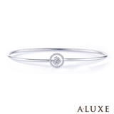 A-LUXE 亞立詩 18K金鑽石守護太陽彈力手鐲