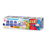 【德恩奈】兒童牙膏90g(水蜜桃) 加贈探險活寶公仔鑰匙圈-管家