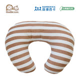 日本 Sandexica森德西卡 多功能珍珠棉哺乳枕 U型枕/三合一靠枕 -卡其條紋【FA0003】