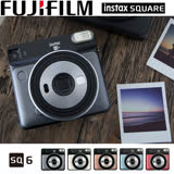 富士 FUJIFILM instax square SQ6 復古拍立得 方形相紙 公司貨{贈3盒空白底片}