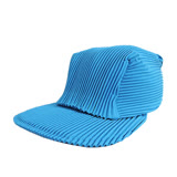 ISSEY MIYAKE 三宅一生PLEATS PLEASE褶紋鴨舌帽(海洋藍)