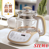【西華SILWA】智慧控溫語音玻璃快熱烹煮壺2L