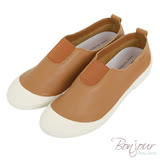 BONJOUR☆超Q軟!鬆緊帶懶人休閒鞋Mama Shoes【ZB0314】棕