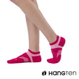 【HANG TEN】船型氣墊機能襪3雙入組(女)_桃紅(HT-A23002)