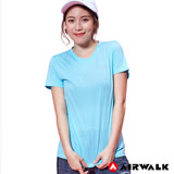 【AIRWALK】女款短T - 淺藍