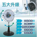 中央興16吋超靜音內旋轉涼風扇UC-IR16