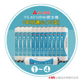 元山 YS-8210RWI 飲水機專用一年份濾心(13支組)
