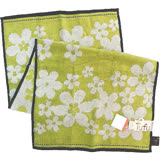 【波克貓哈日網】居家長巾◇Fu . re . ru◇《33 x 80cm》綠底花朵