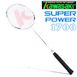 Kawasaki Super Power1700奈米碳纖維超輕羽球拍-藍