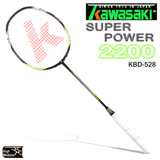 Kawasaki Super Power 2200 碳纖維超輕羽球拍(綠/黑)
