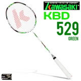 Kawasaki KBD529 碳纖維超輕羽球拍(綠)
